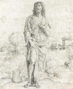 CAMPAGNOLA Giulio 1481-1516,Saint John the Baptist,1505,Swann Galleries US 2019-05-02