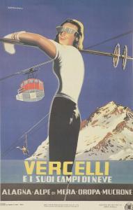 CAMPAGNOLI Adalberto 1905-1983,Vercelli e i Suio Campi di Neve,1951,Sworders GB 2023-01-17