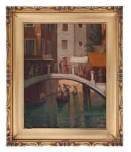 CAMPAJOLA Alfredo 1873-1940,Ponte a Venezia,Casa d'Aste Santa Giulia IT 2020-10-31