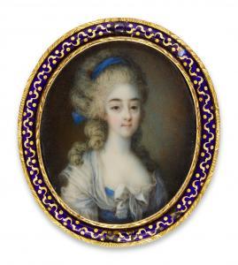 CAMPANA Ignace Jean Victor,Portrait Maria Theresa of Savoy, Comtesse D\’Artoi,Sotheby's 2021-04-28