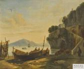 CAMPANO L 1800-1800,Neapolitan coastal landscape at early morning,1930,Nagel DE 2012-10-10