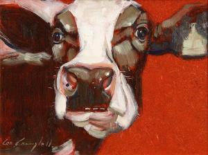 CAMPBEL Cornelius 1900-2000,Red Cow,Morgan O'Driscoll IE 2013-09-23