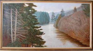 CAMPBELL J. Alan 1800-1800,OIL ON CANVAS PAINTING,Four Season US 2008-09-07