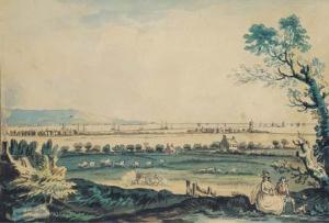 CAMPBELL John Henry,A view of Ringsend from Merrion Square, Dublin,1790,Christie's 2004-05-14