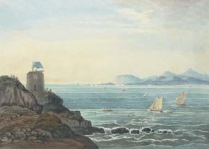 CAMPBELL John Henry 1757-1828,Dublin Bay from the Martello Tower, Howth,Christie's GB 2004-05-14
