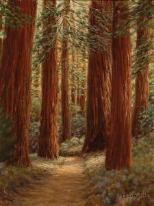 CAMPBELL John Reed 1925-2000,California Redwood Forest,1947,Neal Auction Company US 2019-04-14