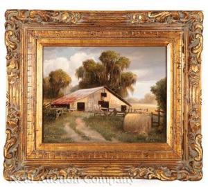 CAMPBELL John Reed 1925-2000,Hay Barn,Neal Auction Company US 2020-09-13