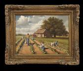 CAMPBELL John Reed 1925-2000,The Cotton-Pickers,New Orleans Auction US 2015-01-25