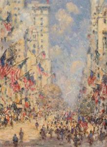 CAMPBELL Laurence 1911-1964,Parade on 5th Avenue,Shannon's US 2014-05-01