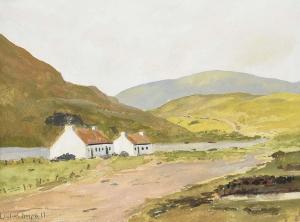 CAMPBELL Leslie Alfred 1925,IRISH COTTAGES,Ross's Auctioneers and values IE 2022-01-26