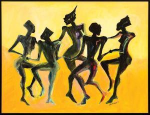 CAMPBELL MITCHELL R.S.A. JOHN 1862-1922,Dancers,1996,Neal Auction Company US 2018-09-16