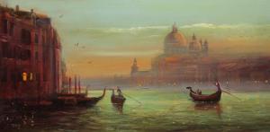 CAMPBELL Raymond 1956,Venetian Lagoon,Gormleys Art Auctions GB 2016-05-10