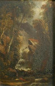 CAMPBELL Sean 1900-1900,Thewaterfall in a rocky glen,Dreweatt-Neate GB 2005-03-31