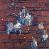 CAMPBELL Tom 1901-1940,Audience - First Arrivals,1951,Heffel CA 2017-03-30