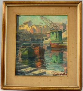 CAMPESTRINI Gianfranco 1901-1979,Darsena,Il Ponte Casa D'aste Srl IT 2017-04-04