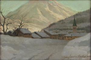 CAMPESTRINI Gianfranco 1901-1979,NEVICATA IN TRENTINO,Trend Auction IT 2023-11-08