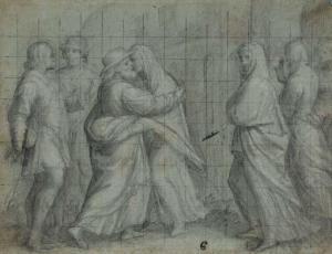 CAMPI Bernardino 1522-1592,La Rencontre à la Porte Dorée,Christie's GB 2003-03-27