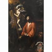 CAMPI Vincenzo 1536-1591,ANGEL WITH PRAYING CHRIST IN GETHSEMANE GARDEN,Freeman US 2015-06-16