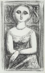 CAMPIGLI Massimo 1895-1971,Figura femminile,1954,Wannenes Art Auctions IT 2019-06-06
