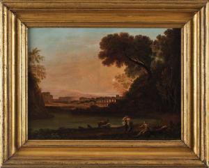 CAMPOVECCHIO Giovanni 1754-1804,Veduta dell'Anfiteatro Castrense con l'acqued,Wannenes Art Auctions 2021-03-18