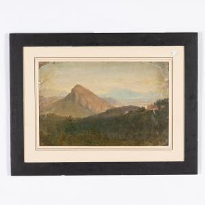 CAMUCCINI Giovanni Battista 1828-1904,Veduta di montagna,Wannenes Art Auctions IT 2021-06-10
