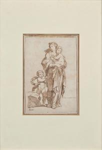 CAMUCCINI Vincenzo 1771-1844,Figura femminile con bambini,Casa d'Aste Arcadia IT 2024-04-16
