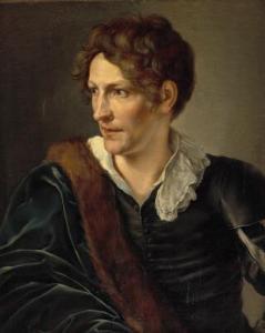 CAMUCCINI Vincenzo 1771-1844,Portrait of the sculptor Bertel Thorvaldsen,Bruun Rasmussen 2019-09-17