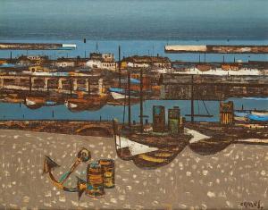 CAMUS Gustave 1914-1984,Le port,Horta BE 2015-01-12
