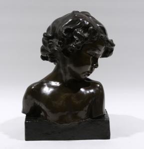 CAMUS Paul 1874-1939,Buste d'Enfant,Galerie Moderne BE 2009-01-20