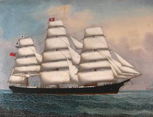 CANADIAN SCHOOL,Portrait of the Ship "Prince Amadeo,Litchfield US 2010-02-17