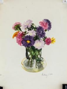 CANADIAN SCHOOL,still life of flowers,1950,888auctions CA 2019-05-09