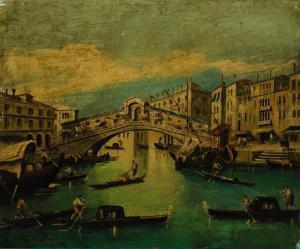 CANALETTO Antonio Canal,Il Canal Grande con il Ponte di Rialto,Wannenes Art Auctions 2018-11-29