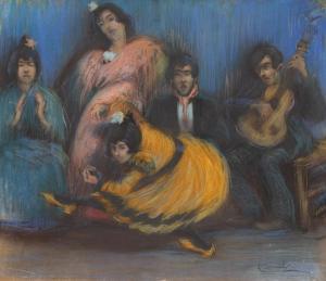 CANALS RICARD 1876-1931,Tablao Flamenco,1898,Sotheby's GB 2024-04-24