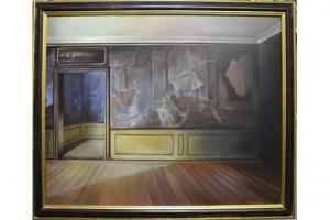 CANCEL MANUEL 1951,Trompe l'oeil interior scene,1984,Andrew Smith and Son GB 2015-03-24