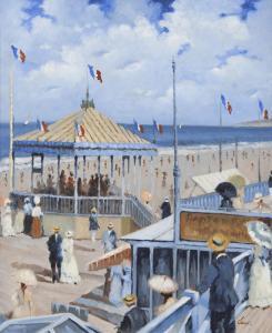 CANDI Lugano 1948,At the Beach,John Moran Auctioneers US 2018-05-22