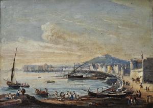 CANDIDO Salvatore 1798-1869,Napoli dalla Marinella,1846,Errico casa d'aste IT 2023-11-25