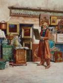 CANELLA Antonio 1849-1922,An antiquedealer standing outside his shop,Peter Wilson GB 2010-11-10