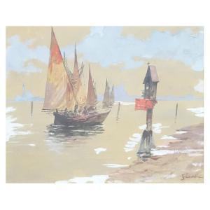 CANELLA Giorgio,Sailboats,19th century,Kodner Galleries US 2021-04-14