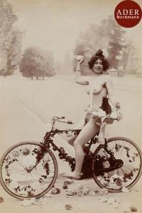 CANELLAS JOSEP MARIA 1856-1902,Nus à bicyclette,Ader FR 2017-06-08