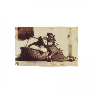 CANEVA Giacomo 1813-1865,Study of a young girl and a sleeping baby,Sotheby's GB 2001-05-10