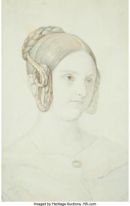 CANEVARI Giovanni Battista 1789-1876,Portrait bust of a woman,Heritage US 2019-07-11