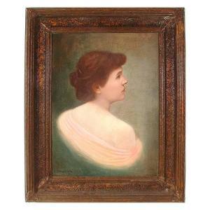 CANFIELD D,Portrait of a Young Woman,1928,San Rafael Auction US 2008-10-18