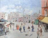 CANGIULLO Francesco 1884-1977,piazza mercato,Vincent Casa d'Aste IT 2005-04-21