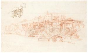 CANINI Giovanni Angelo 1617-1666,A View Along the River Tiber,Sotheby's GB 2021-01-27