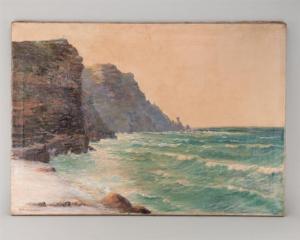 CANITZ George Paul 1874-1959,Cape Scene with Surf,Harlowe-Powell US 2012-06-16