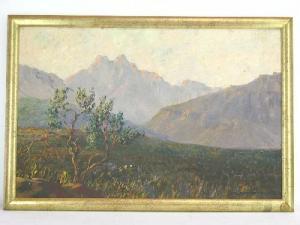 CANITZ George Paul 1874-1959,MOUNTAINOUSLANDSCAPE,The Old Church Auction Galleries ZA 2008-10-27