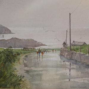 CANNALL Ashton 1927-1997,Evening After Rain, The Sound, Isle of Man,Burstow and Hewett GB 2019-05-22