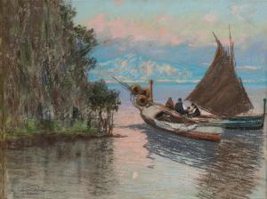 CANNATA Antonio 1895-1960,Barca con pescatori,Blindarte IT 2017-11-25