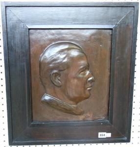 CANNEEL Eugène 1882-1966,Male bust,Bellmans Fine Art Auctioneers GB 2016-04-19