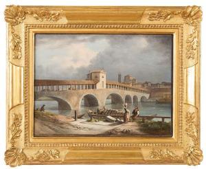 CANNELLA Giuseppe 1788-1847,Ponte di Pavia,Gregory's IT 2018-11-28